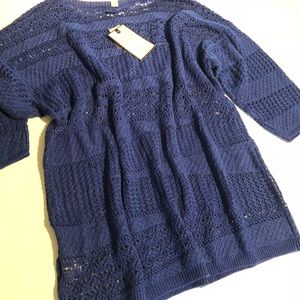 Dana Buchman Sweaters - DANA BUCKMAN SURF BLUE SWEATER NWT‼️ Dana Buchman Sweaters - DANA BUCKMAN SURF BLUE SWEATER NWT‼️